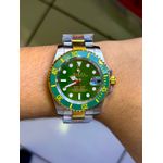 RLX PRATA FUNDO VERDE MISTO AUTOMÁTICO PREMIUM