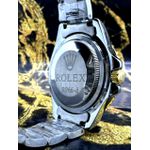 RLX SUBMARINER BATERIA MISTO FUNDO MARROM