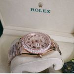 ROLEX FEMININO ROSÊ COM STRASS CRAVEJADO PREMIUM