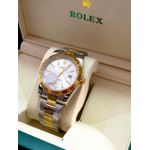 RLX MISTO FUNDO BRANCO OYSTER PERPETUAL DATE JUST LINHA PREMIUM