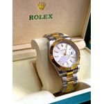 RLX MISTO FUNDO BRANCO OYSTER PERPETUAL DATE JUST LINHA PREMIUM