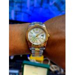 RLX MISTO FUNDO BRANCO OYSTER PERPETUAL DATE JUST LINHA PREMIUM