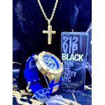 Relógio Subaqua azul Noma PROVA D’ÁGUA Pulseira Silicone AZUL