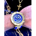 Relógio Subaqua azul Noma PROVA D’ÁGUA Pulseira Silicone AZUL