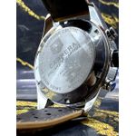 TAG HEUER CARRERA FUNDO AZUL PULSEIRA CAMURÇA MARROM