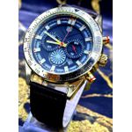 TAG HEUER DOURADO PULSEIRA COURO MARROM