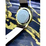 TAG HEUER DOURADO PULSEIRA COURO MARROM