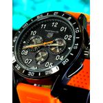 TAG HEUER PORSCHE PULSEIRA LARANJA LINHA BANHADA FUNCIONAL