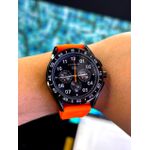 TAG HEUER PORSCHE PULSEIRA LARANJA LINHA BANHADA FUNCIONAL