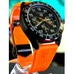 TAG HEUER PORSCHE PULSEIRA LARANJA LINHA BANHADA FUNCIONAL