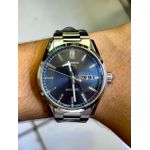 TAG CARRERA AUTOMÁTICO CALIBRE 5 TODO EM AÇO PRATA FUNDO PRETO LINHA PRMEIUM