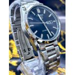 TAG CARRERA AUTOMÁTICO CALIBRE 5 TODO EM AÇO PRATA FUNDO PRETO LINHA PRMEIUM