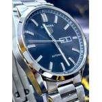 TAG CARRERA AUTOMÁTICO CALIBRE 5 TODO EM AÇO PRATA FUNDO PRETO LINHA PRMEIUM