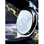 TAG HEUER SENNA LINHA BANHADA PULSEIRA PRETA DETALHES AMARELO