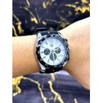 TAG HEUER SENNA LINHA BANHADA PULSEIRA PRETA DETALHES AMARELO