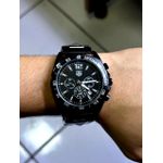 TAG HEUER SENNA LINHA BANHADA TODO PRETO PULSEIRA EM AÇO