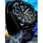 TAG HEUER SENNA LINHA BANHADA TODO PRETO PULSEIRA EM AÇO