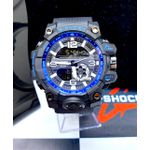 G SHOCK PRETO COM DETALHES AZUL + 2 BRINDES