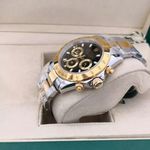 ROLEX DAYTONA AUTOMÁTICO PREMIUM PRATA DETALHES DOURADO E PRETO