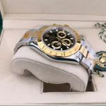 ROLEX DAYTONA AUTOMÁTICO PREMIUM PRATA DETALHES DOURADO E PRETO