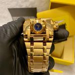 ZEUS MAGNUM BANHADO TODO DOURADO FUNDO AZUL PREMIUM