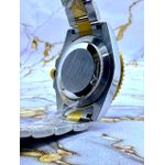 RLX AUTOMÁTICO PRATA FUNDO AZUL DETALHES DOURADO 