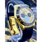 RLX DAYTONA PULSEIRA EMBORRACHADA PRETA CAIXARIA TODO DOURADO LINHA PREMIUM