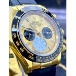 RLX DAYTONA PULSEIRA EMBORRACHADA PRETA CAIXARIA TODO DOURADO LINHA PREMIUM