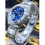 RLX PRATA FUNDO AZUL YACHT MASTER LINHA PREMIUM