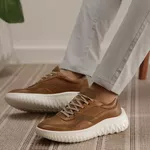 Monaco 37500 Couro Grease Castor Camurça Coyote Grease Pistache Sola Gelo