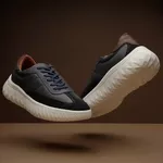 Monaco 37501 Couro Grease Marinho Camurça Marinho Grase Café Sola Gelo 