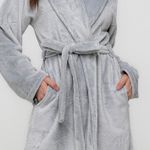 ROBE PELO FLEECE UNISSEX CINZA - CINZA