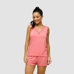 17.01.196 PIJAMA REGATA LISO CORAL - CORAL