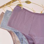 KIT DE CALCINHA HOT PANTS ALGODÃO - COM 03 PEÇAS - INDEFINIDA