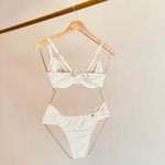 TOP MAYSA MEIA TAÇA RETRO BIQUINI - OFF-WHITE