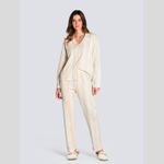 PIJAMA COM BOTÕES LISTRADO ALGODAO - LISTRADO