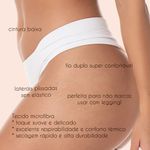 CALCINHA BIQUÍNI FIO DENTAL DUPLO - BRANCO