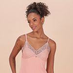 CAMISOLA S/ BOJO C/ RENDA MICROFIBRA PREMIUM ROMANCE - ROMANCE