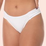 CALCINHA BIQUÍNI FIO DENTAL DUPLO - BRANCO