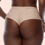 KIT CALCINHA MICROFIBRA HOT PANTS FIO DUPLO - COM 03 PEÇAS - PRETO/BRAN/CHOC