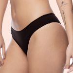 KIT TANGA ALGODÃO - COM 03 PEÇAS - MARFIM/CHOCOLATE/PRETO