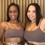 TOP SEM ARO COM BOJO REMOVÍVEL EM MICROFIBRA - CASTANHO