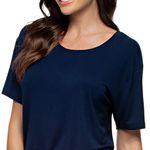 1901014 PIJAMA COM MANGA VISCOLYCRA - MARINHO