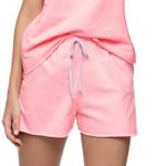 1901049 PIJAMA COM MANGA CURTA ALGODAO PENTEADO - ROSA