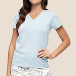 1901055 PIJAMA CAPRI ALGODAO PREMIUM C/ ELASTANO - AZUL CELESTE