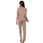 PIJAMA AMERICANO LONGO - CHOCOLATE