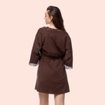 8345A ROBE RENDA - CACAU