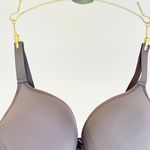 SUTIÃ CURVES MEIA TAÇA COM BOJO E ARO EM MICROFIBRA - CASTANHO