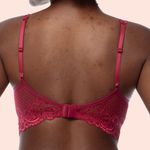 SUTIÃ COM ALÇAS LARGAS COM BOJO E ARO EM RENDA - DESEJO
