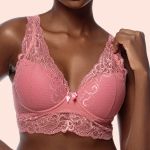 SUTIÃ COM ALÇAS LARGAS COM BOJO E ARO EM RENDA - SANDIA